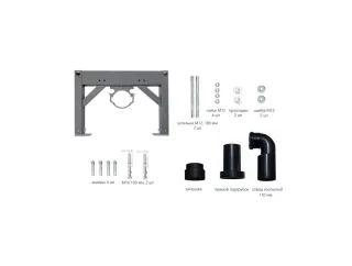 Комплект ABBER AC1216S-AC0101P2 подвесной электронный унитаз-биде Rechteck AC1216S с инсталляцией AC0101P2