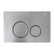 Комплект ABBER AC1100-AC0105-AC0121MCH подвесной унитаз Bequem AC1100 белый с инсталляцией AC0105 и кнопкой AC0121MCH матовый хром