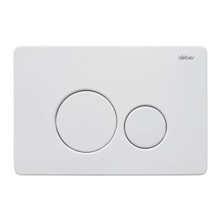 Комплект ABBER AC1100-AC0105-AC0121MW подвесной унитаз Bequem AC1100 белый с инсталляцией AC0105 и кнопкой AC0121MW белая матовая