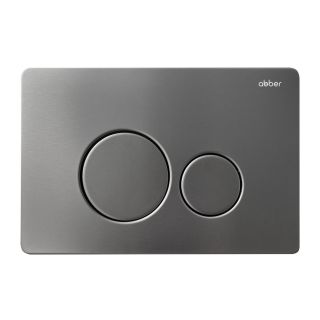 Комплект ABBER AC1100-AC0105-AC0121NG подвесной унитаз Bequem AC1100 белый с инсталляцией AC0105 и кнопкой AC0121NG оружейная сталь