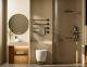 Комплект подвесной унитаз ABBER Bequem AC1100T белый с инсталляцией AC0105 и кнопкой AC0120MB черный матовый