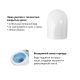 Комплект ABBER AC1132TC-AC0105-AC0121 подвесной унитаз Bequem AC1132TC белый, с закрытым дном с инсталляцией AC0105 и кнопкой AC0121 хром глянцевый