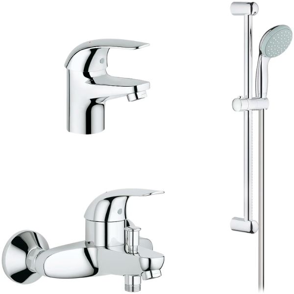 Комплект смесителей для ванной Grohe Euroeco