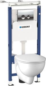 Комплект унитаз Geberit Kolo Eco New 458.122.NE.1 с инсталляцией