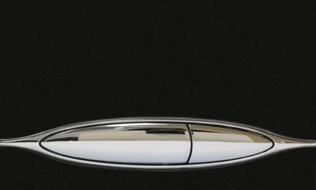 Клавиша смыва BelBagno Artcraft хром/чёрный BB-P46001