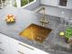 Мойка кухонная Paulmark Gerberg PM214444-BG брашированное золото