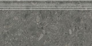 Ступень Kerama Marazzi DD606220R\GR Чеппо ди Гре антрацит матовый обрезной 30x60x0,9