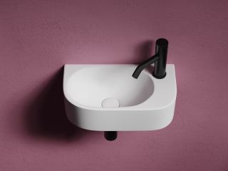 Раковина подвесная Ceramicanova Элемент (Element) CN6066L 40 см белый