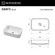Раковина Whitecross Darti 0743.058038.200 58 см белый матовый