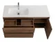 База под раковину BelBagno подвесная с двумя выкатн. ящиками одной распашн.дверц. левосторонн.Rovere Tabacco,1000x460x500, KRAFT-1000-2C-1A-SO-RT-L табачный дуб
