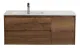База под раковину BelBagno подвесная с двумя выкатн. ящиками одной распашн.дверц. левосторонн.Rovere Tabacco,1000x460x500, KRAFT-1000-2C-1A-SO-RT-L табачный дуб