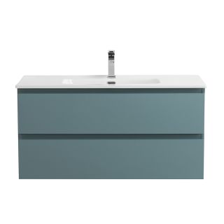 База под раковину BelBagno подвесная с фрезерованными ручками по всей длине фасада с двумя выкатн. ящ.,1000x455x500,KRAFT-1000-2C-SO-AO голубой матовый