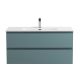 База под раковину BelBagno подвесная с фрезерованными ручками по всей длине фасада с двумя выкатн. ящ.,1000x455x500,KRAFT-1000-2C-SO-AO голубой матовый