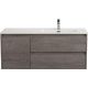 База под раковину BelBagno подвесная с двумя выкатн. ящиками одной распашн.дверц. правосторонн. Cemento Grigio,1200x460x500, KRAFT-1200-2C-1A-SO-CG-R цемент серый