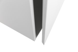 Шкаф-пенал подвесной BelBagno с фрезер. ручк. с торца фасада с одной распашн. дверцей доводч.,с 2 пол-ми, универ.,330x300x1600,Bianco Opaco,KRAFT-1600-1A-SC-BO белый матовый