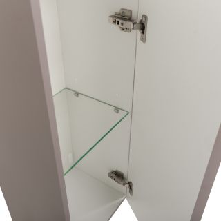 Шкаф-пенал подвесной BelBagno с фрезер. ручк. с торца фасада с одной распашн. дверцей доводч.,с 2 пол-ми, универ.,330x300x1600,.KRAFT-1600-1A-SC-СO бежевый матовый