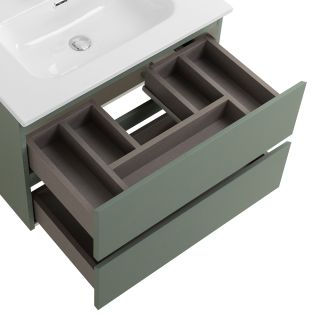 База под раковину BelBagno подвесная с фрезерованными ручками по всей длине фасада с двумя выкатн. ящ., 700x455x500, KRAFT-700-2C-SO-VO еловый матовый