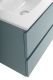 База под раковину BelBagno подвесная с фрезерованными ручками по всей длине фасада с 2 выкатн. ящ.500x395x500,39-500/390-2C-SO-AO голубой матовый