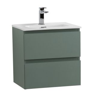 База под раковину BelBagno подвесная с фрезерованными ручками по всей длине фасада с 2 выкатн. ящ. ,500x395x500,39-500/390-2C-SO-СO бежевый матовый