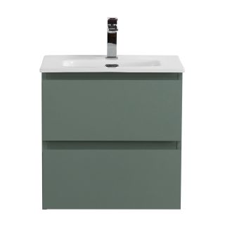 База под раковину BelBagno подвесная с фрезерованными ручками по всей длине фасада с 2 выкатн. ящ. ,500x395x500,39-500/390-2C-SO-СO бежевый матовый