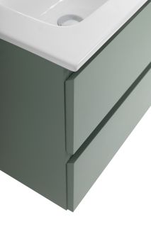 База под раковину BelBagno подвесная с фрезерованными ручками по всей длине фасада с 2 выкатн. ящ., 500x395x500,39-500/390-2C-SO-VO еловый матовый