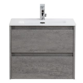 База под раковину BelBagno подвесная с двумя выкатными ящиками, Cemento Grigio, 700х390x500, 39-700/390-2C-SO-CG цемент серый