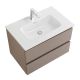 База под раковину BelBagno подвесная с фрезерованными ручками по всей длине фасада с 2 выкатн. ящ. 700x395x500,39-700/390-2C-SO-СO бежевый матовый