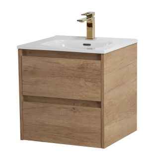 База под раковину BelBagno подвесная с двумя выкатными ящиками, Rovere Nebrasca Nature, 500x460x500, KRAFT-500-2C-SO-RNN дуб натуральный