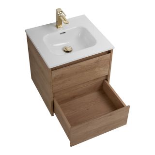 База под раковину BelBagno подвесная с двумя выкатными ящиками, Rovere Nebrasca Nature, 500x460x500, KRAFT-500-2C-SO-RNN дуб натуральный