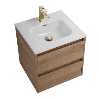 База под раковину BelBagno подвесная с двумя выкатными ящиками, Rovere Nebrasca Nature, 500x460x500, KRAFT-500-2C-SO-RNN дуб натуральный