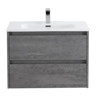 База под раковину BelBagno подвесная с двумя выкатными ящиками, Cemento Grigio, 700x460x500, KRAFT-700-2C-SO-CG цемент серый