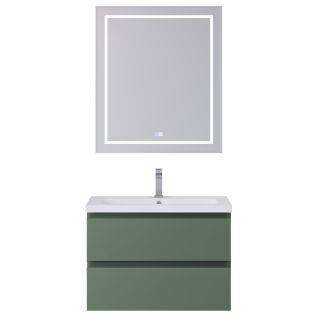 База под раковину BelBagno подвесная с фрезерованными ручками по всей длине фасада с двумя выкатн. ящ. 750x455x500, KRAFT-750-2C-SO-VO еловый матовый