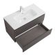 База под раковину BelBagno подвесная с фрезерованными ручками по всей длине фасада с двумя выкатн. ящ.,800x455x500,KRAFT-800-2C-SO-GSO темно-серый матовый