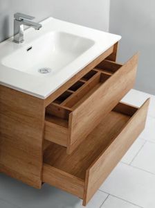Тумба под раковину BelBagno подвесная 80x50см Rovere Nebrasca Nature KRAFT-800-2C-SO-RNN