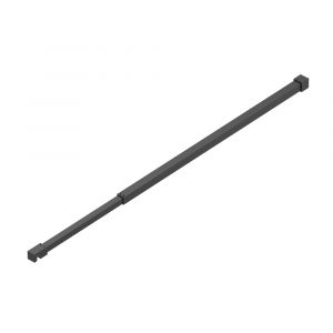 Душевая перегородка BelBagno KRAFT-L-1-80-C-NERO черный