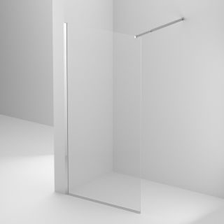 Душевая перегородка BelBagno KRAFT-L-1-90-C-Cr хром