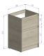 Тумба под раковину BelBagno напольная 60x85см Bianco Opaco KRAFT-LVD-580/1200-2C-PIA-BO