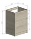 Тумба под раковину BelBagno напольная 60x85см Rovere Nebrasca Nature KRAFT-LVD-580/1200-2C-PIA-RNN