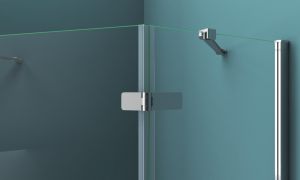 Душевой уголок BelBagno KRAFT-P-1-100-C-Cr-L хром