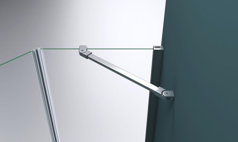Душевой уголок BelBagno KRAFT-P-1-100-C-Cr-L хром