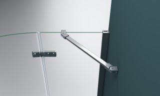 Душевой уголок BelBagno KRAFT-R-2-100-C-Cr хром