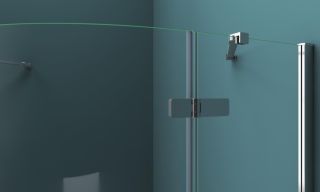 Душевой уголок BelBagno KRAFT-R-2-100-C-Cr хром