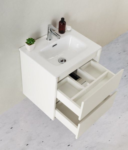 Тумба под раковину BelBagno подвесная 50x50см Bianco Opaco KRAFT 39-500/390-2C-SO-BO Тумба под раковину BelBagno подвесная 50x50см Bianco Opaco KRAFT 39-500/390-2C-SO-BO