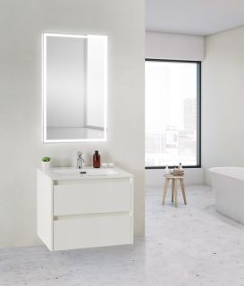 Тумба под раковину BelBagno подвесная 60x50см Bianco Opaco KRAFT 39-600/390-2C-SO-BO