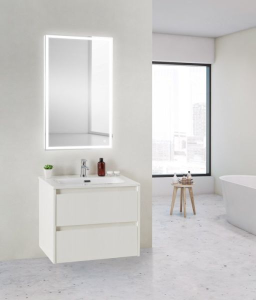 Тумба под раковину BelBagno подвесная 60x50см Bianco Opaco KRAFT 39-600/390-2C-SO-BO