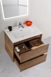 Тумба под раковину BelBagno подвесная 60x50см Rovere Tabacco KRAFT 39-600/390-2C-SO-RT