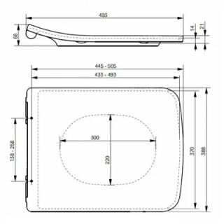 Крышка-сиденье TOTO SX TC512F/TC512G белый Крышка-сиденье TOTO SX TC512F/TC512G белый