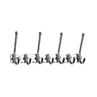 Планка с 7-ю крючками  Frap F201-7 хром