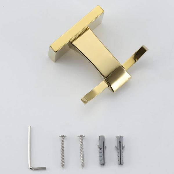 Крючок двойной Gappo G0705-23 золото