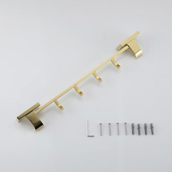 Планка с четырьмя крючками Gappo G0716-43 золото